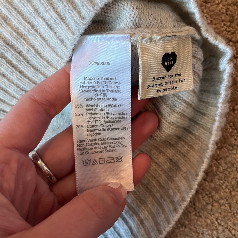 Madewell Hallowell Sweater Tank NWT - Picture 9 of 13